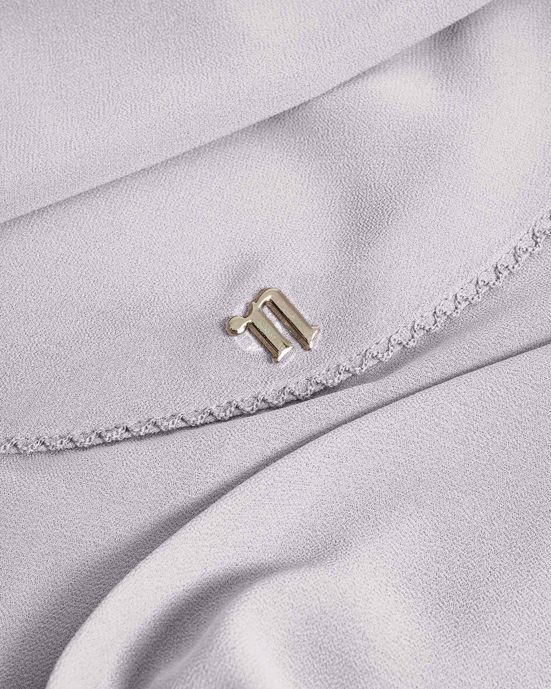 Image of DELILAH CHIFFON SHAWL - LILAC MIST