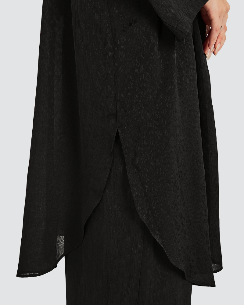 Image of DUBAI CO-ORDS - BLACK