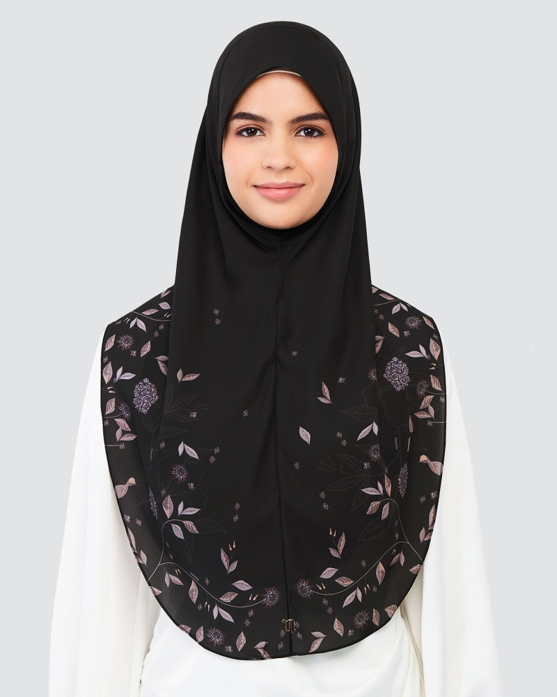 Image of EASYON PRINTED CHIFFON INSTANT - BASALT