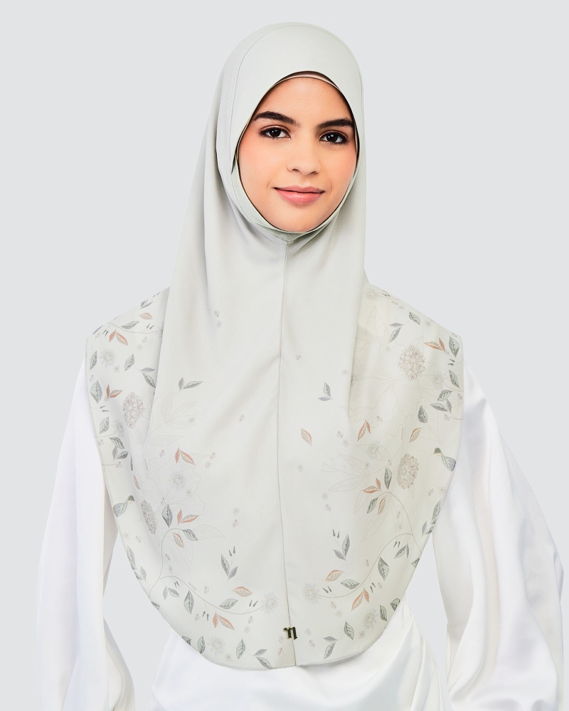 Image of EASYON PRINTED CHIFFON INSTANT - JADE