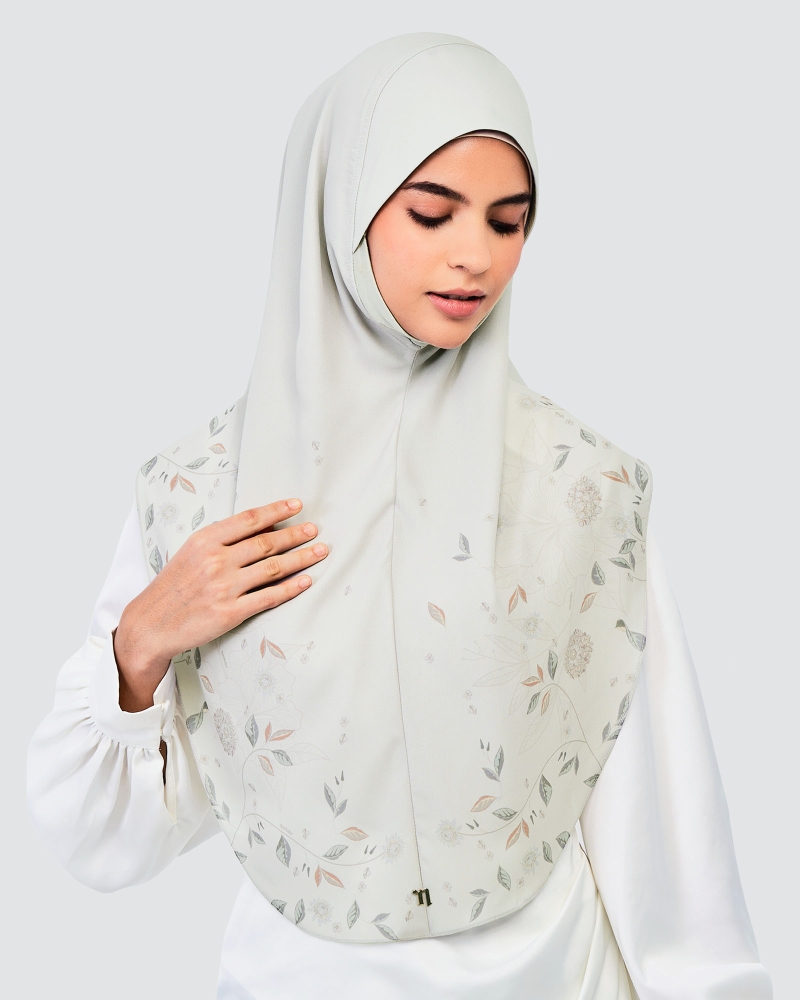 Image of EASYON PRINTED CHIFFON INSTANT - JADE