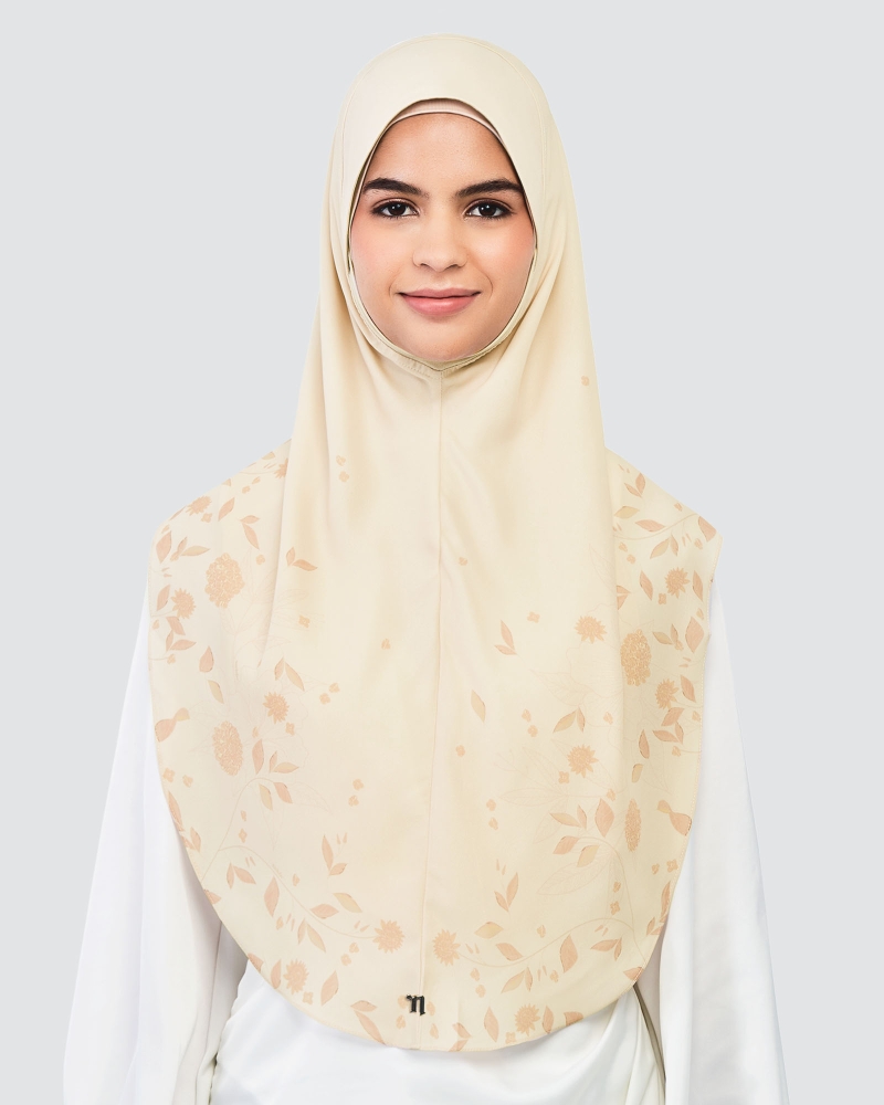 Image of EASYON PRINTED CHIFFON INSTANT - MERINGUE