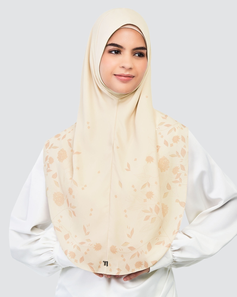 Image of EASYON PRINTED CHIFFON INSTANT - MERINGUE