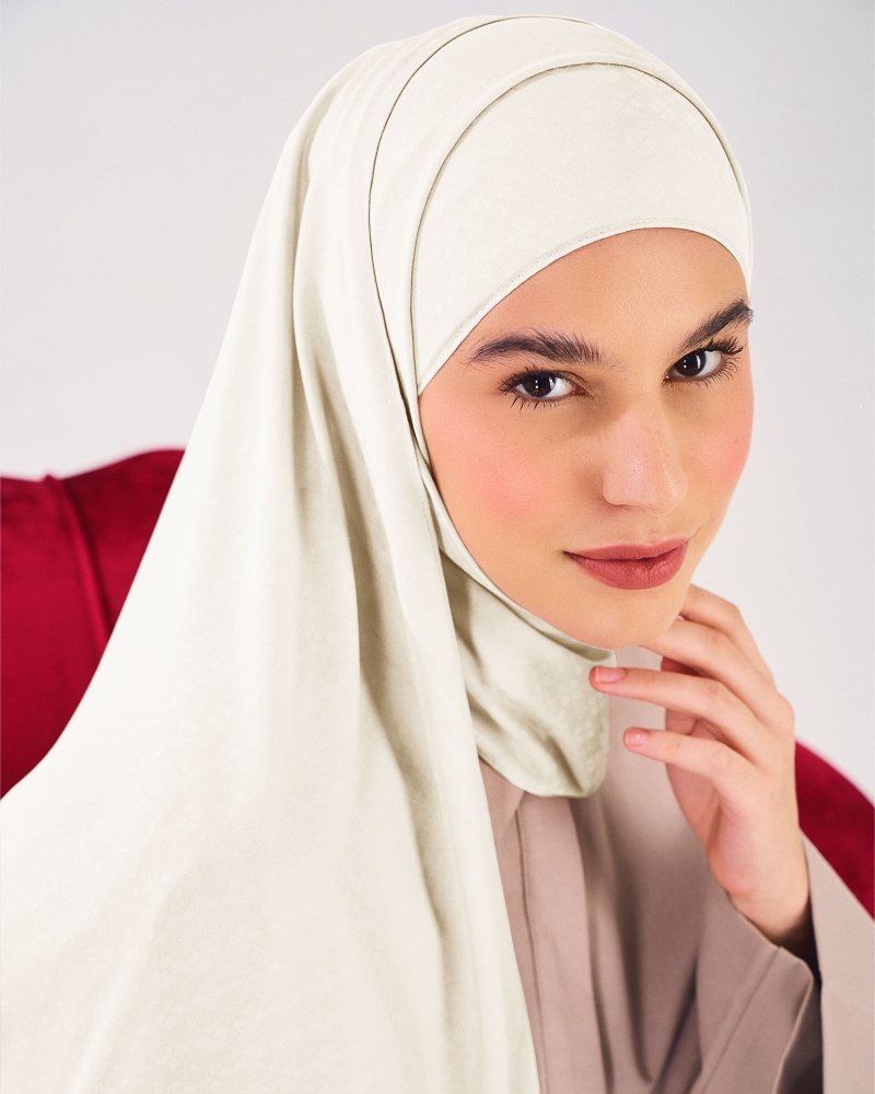 GAIA CHIFFON SHAWL - IVORY