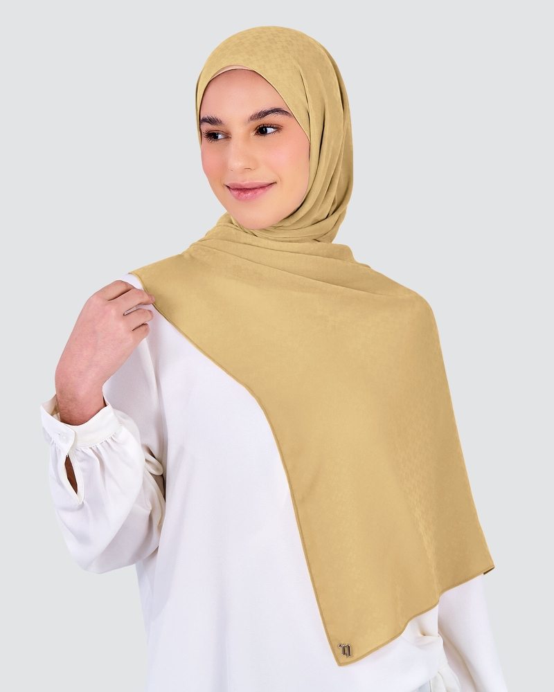 Image of GAIA CHIFFON SHAWL - SUNSET