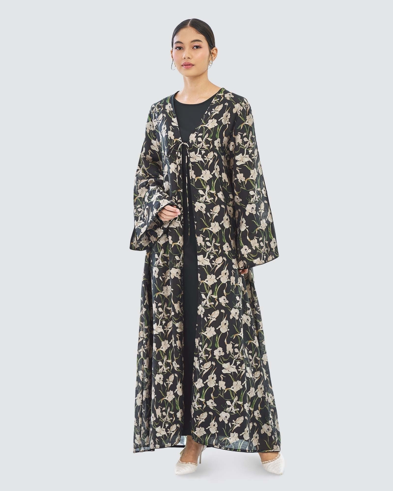 Image of HAFSA COTTON ABAYA AND SHAWL