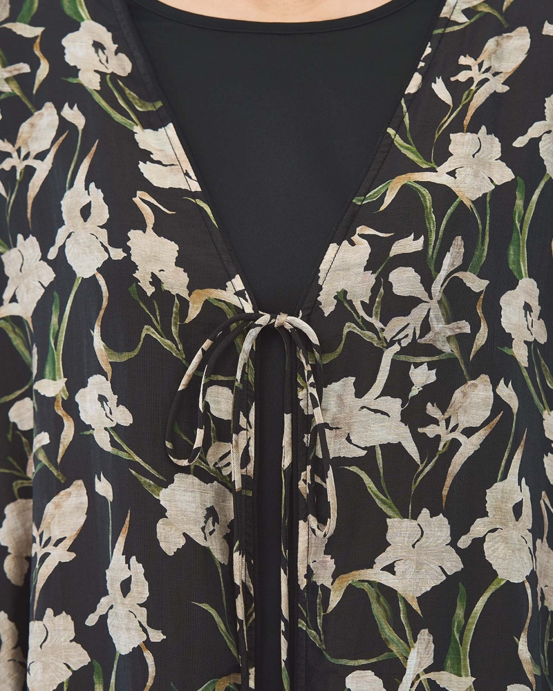 Image of HAFSA COTTON ABAYA AND SHAWL