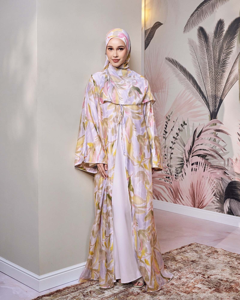 HAFSA COTTON ABAYA AND SHAWL