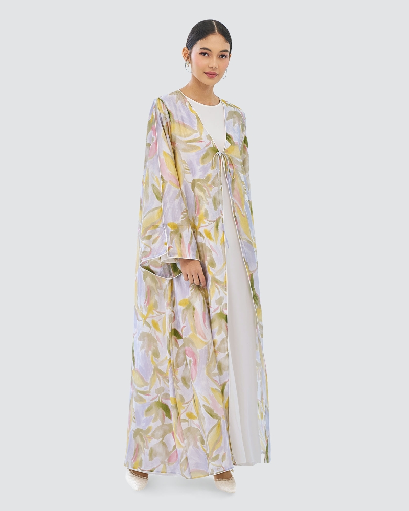 Image of HAFSA COTTON ABAYA AND SHAWL