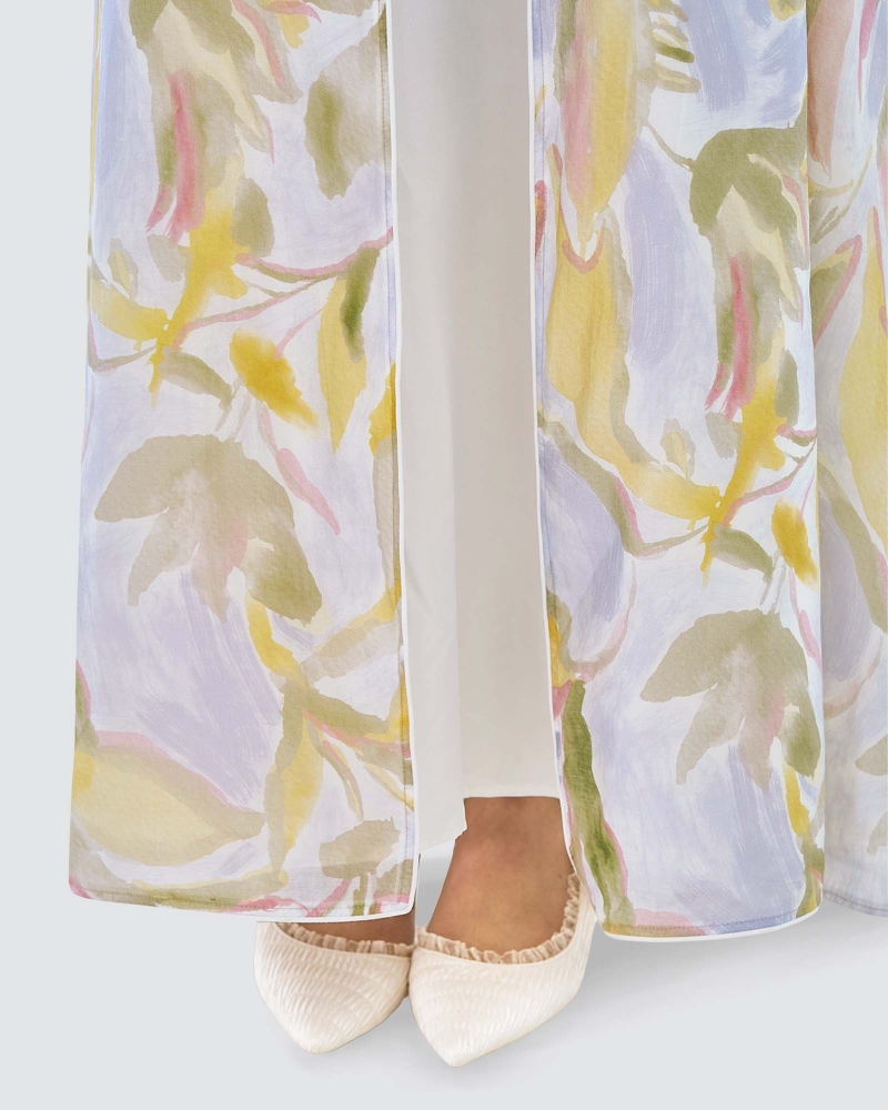 Image of HAFSA COTTON ABAYA AND SHAWL