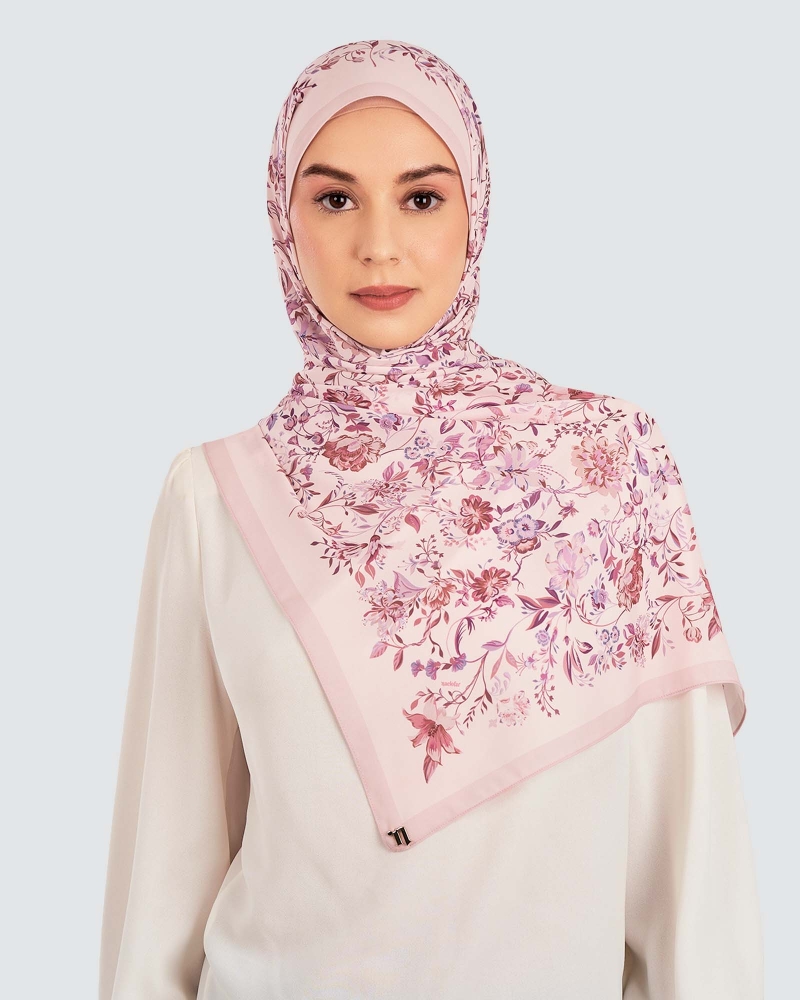 HARUM CHIFFON SHAWL - BLUSH