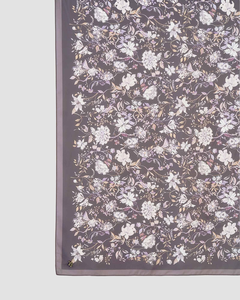 Image of HARUM CHIFFON SHAWL - MOON