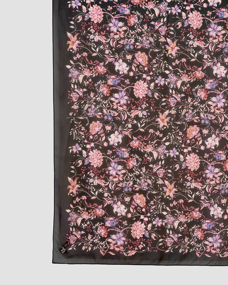 Image of HARUM CHIFFON SHAWL - VELVET