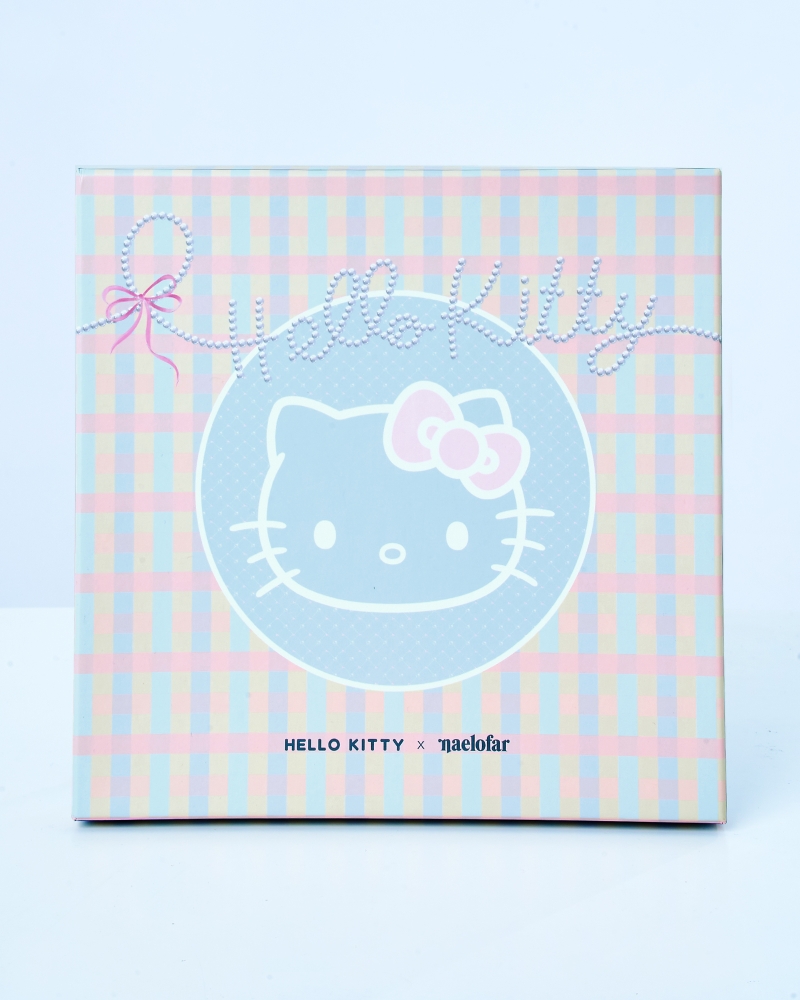 Image of HELLO KITTY X NAELOFAR SHAWL - PEPPERMINT