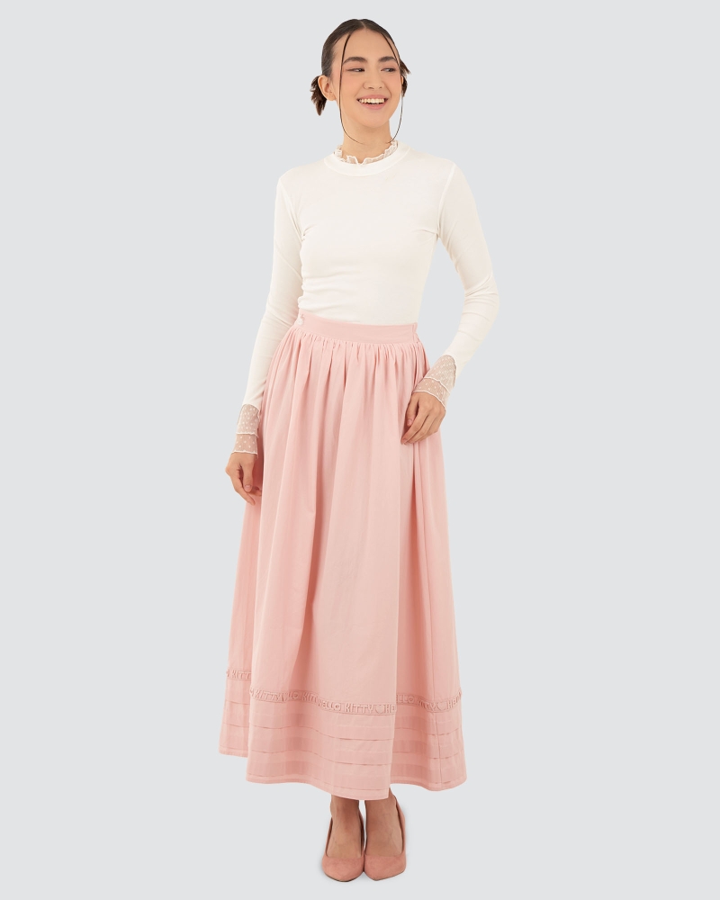 Image of HELLO KITTY X NAELOFAR CHIC SKIRT - ROSE