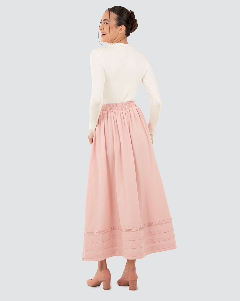 Image of HELLO KITTY X NAELOFAR CHIC SKIRT - ROSE