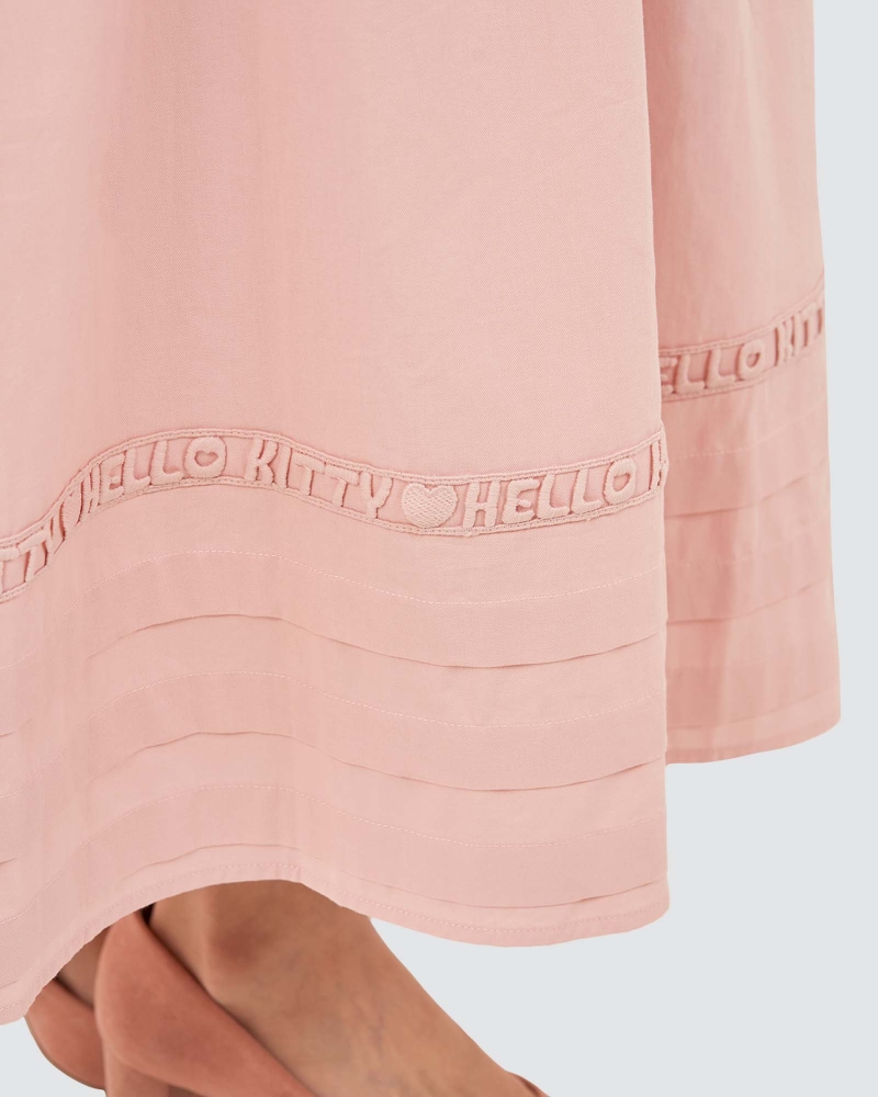 Image of HELLO KITTY X NAELOFAR CHIC SKIRT - ROSE