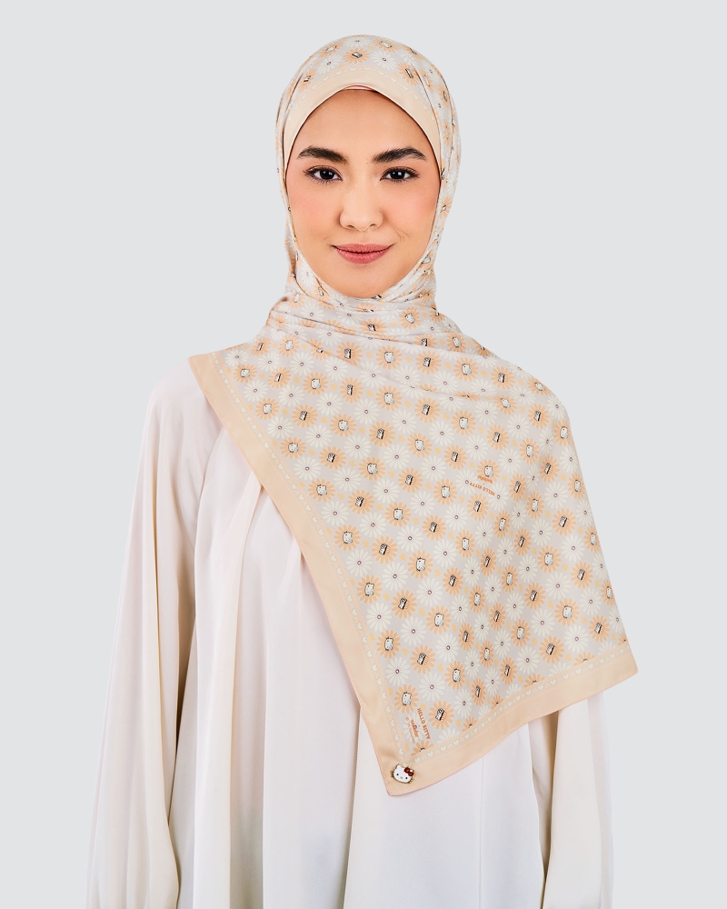 Image of HELLO KITTY X NAELOFAR SHAWL - DANDELION