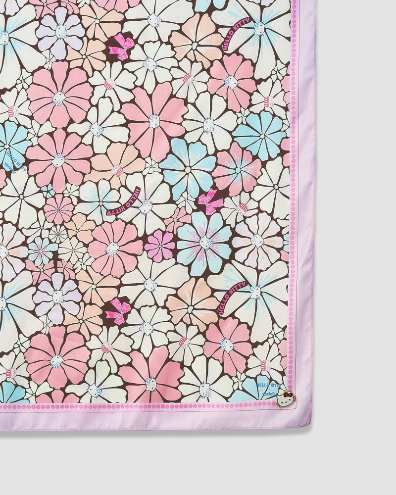 Image of HELLO KITTY X NAELOFAR SHAWL - SUGAR SKY