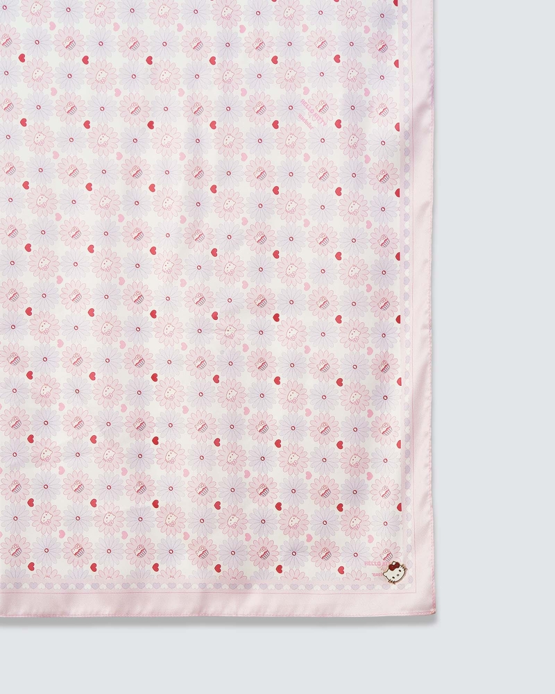 Image of HELLO KITTY X NAELOFAR SHAWL - SWEETLY
