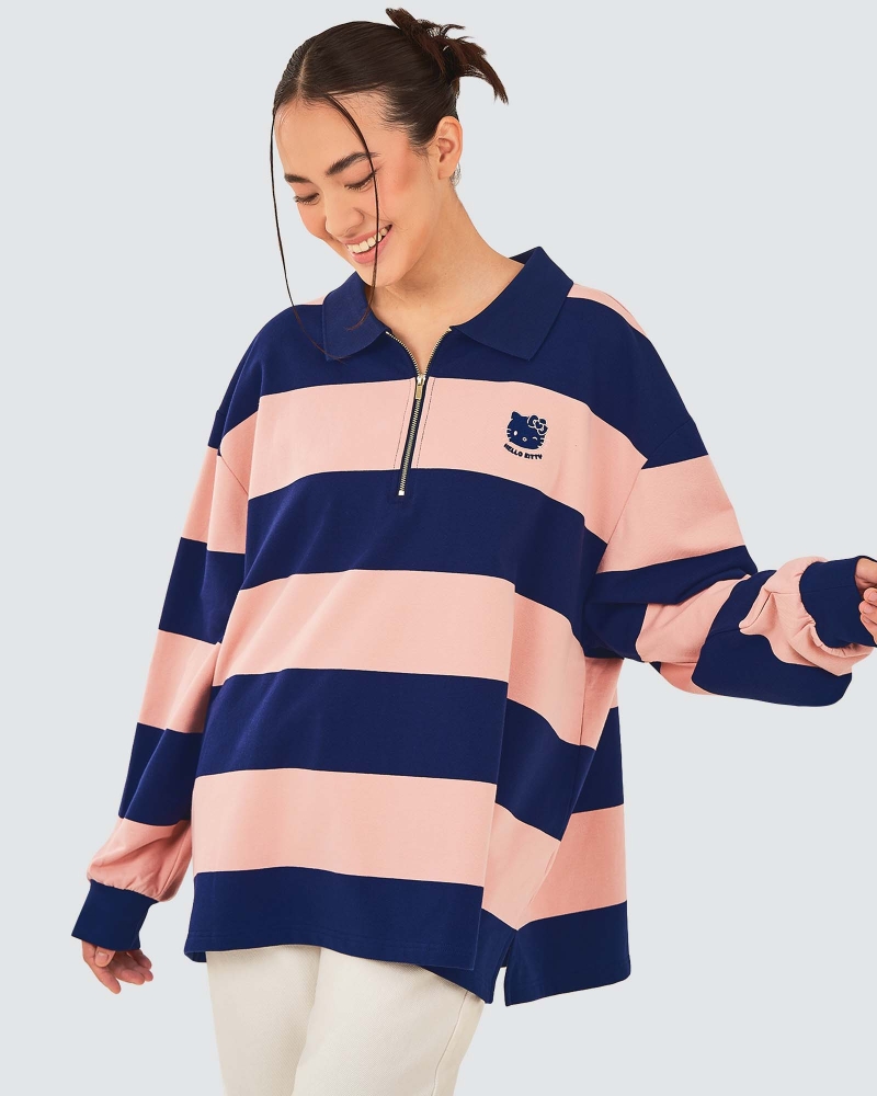 Image of HELLO KITTY X NAELOFAR ZIPPER TOP - CANDY