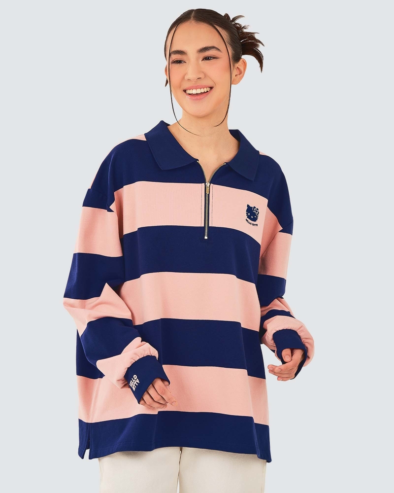 Image of HELLO KITTY X NAELOFAR ZIPPER TOP - CANDY