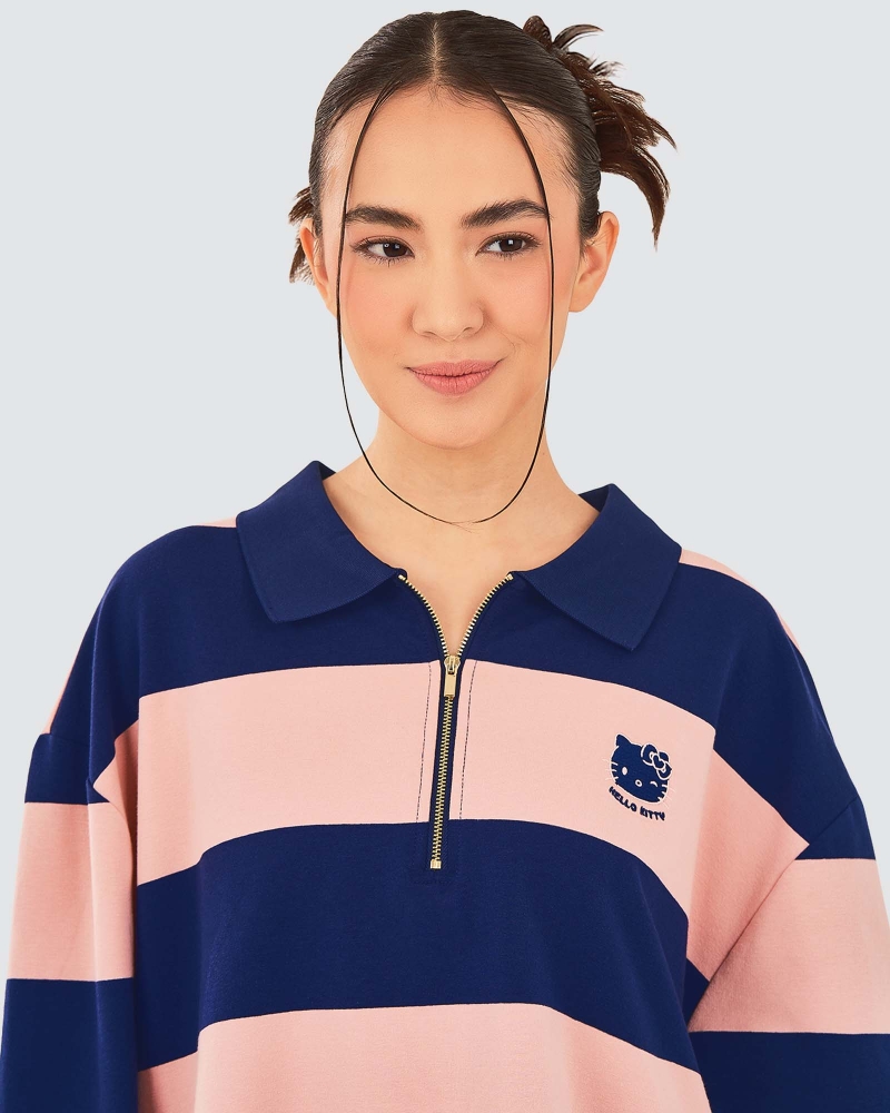 Image of HELLO KITTY X NAELOFAR ZIPPER TOP - CANDY