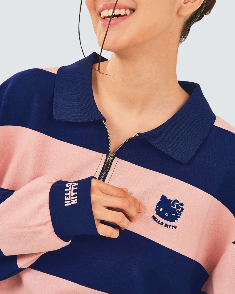 Image of HELLO KITTY X NAELOFAR ZIPPER TOP - CANDY