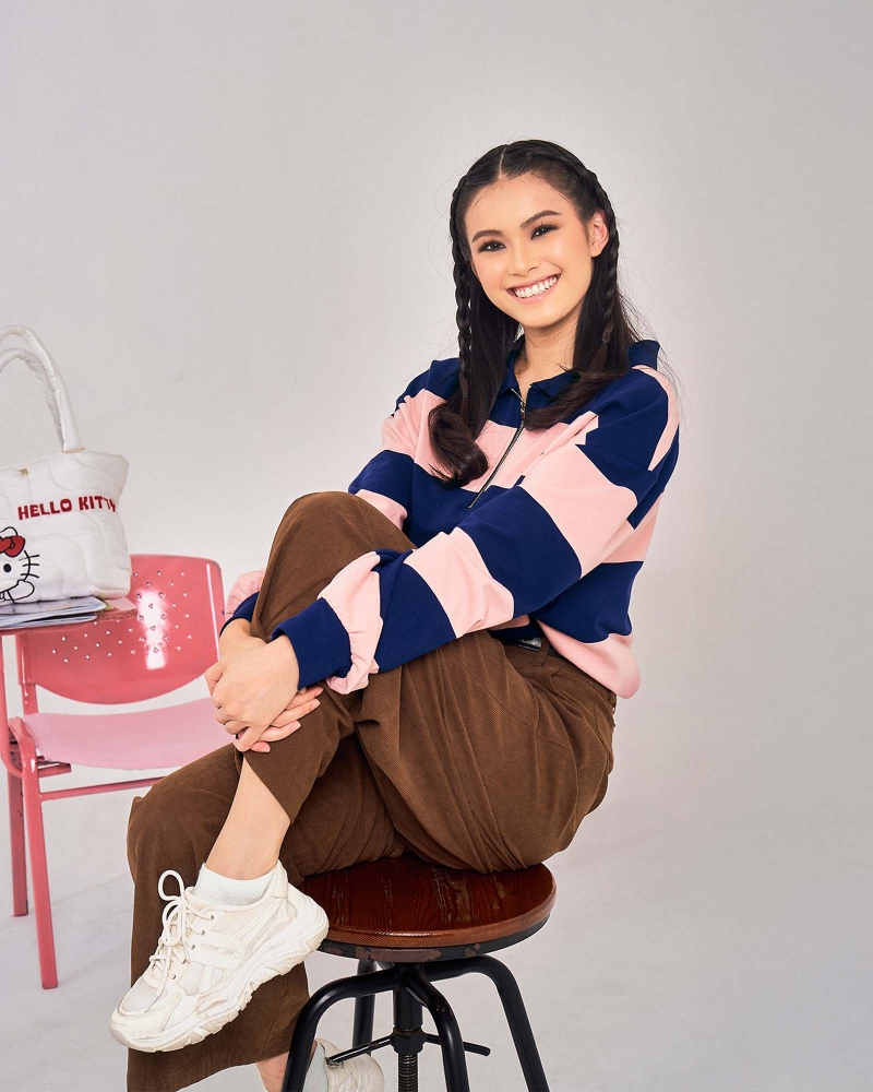 Image of HELLO KITTY X NAELOFAR ZIPPER TOP - CANDY