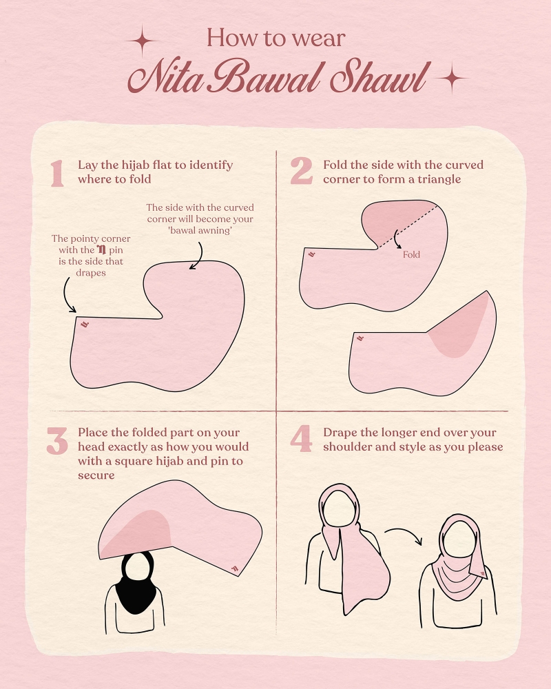 Image of NITA BAWAL SHAWL - FRAPPE