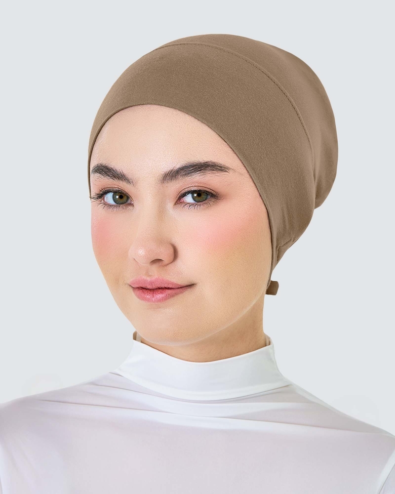 INNER DRAWSTRING SNOWCAP - BROWN