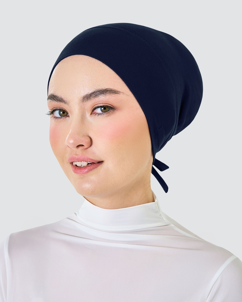 INNER DRAWSTRING SNOWCAP - NAVY BLUE
