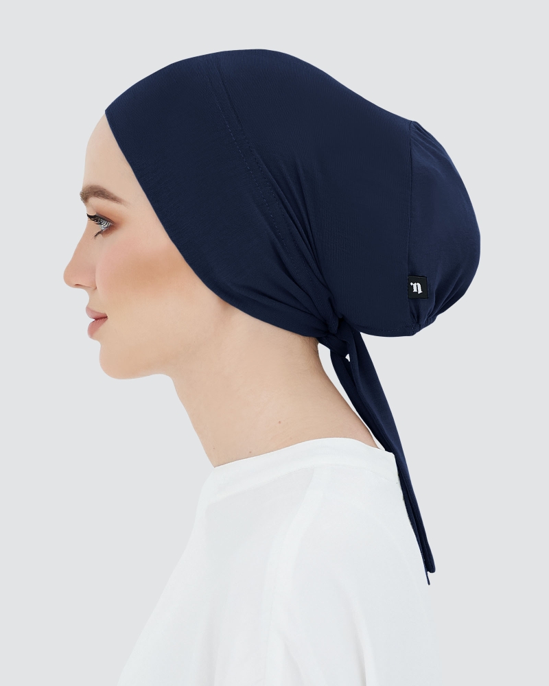 Image of INNER TIE-BACK BASIC - DARK BLUE