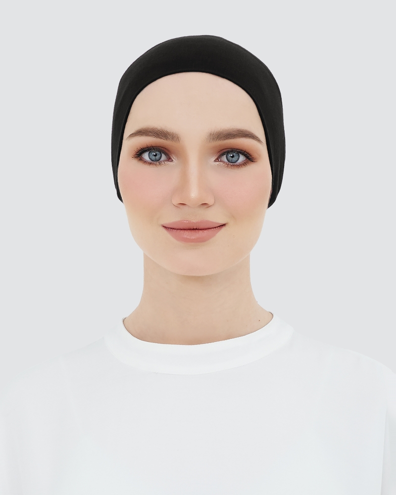 Image of INNER TIE-BACK BASIC - JET BLACK