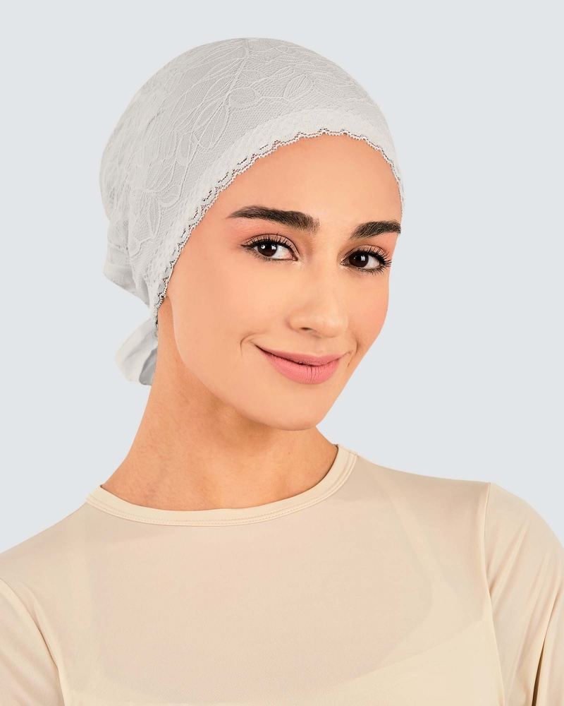 Image of INNER TIE-BACK FLEUR LACE - GREY