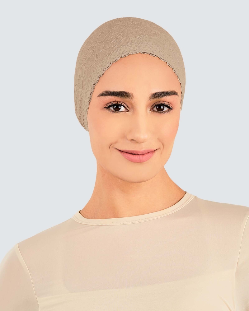 Image of INNER TIE-BACK FLEUR LACE - MOCHA