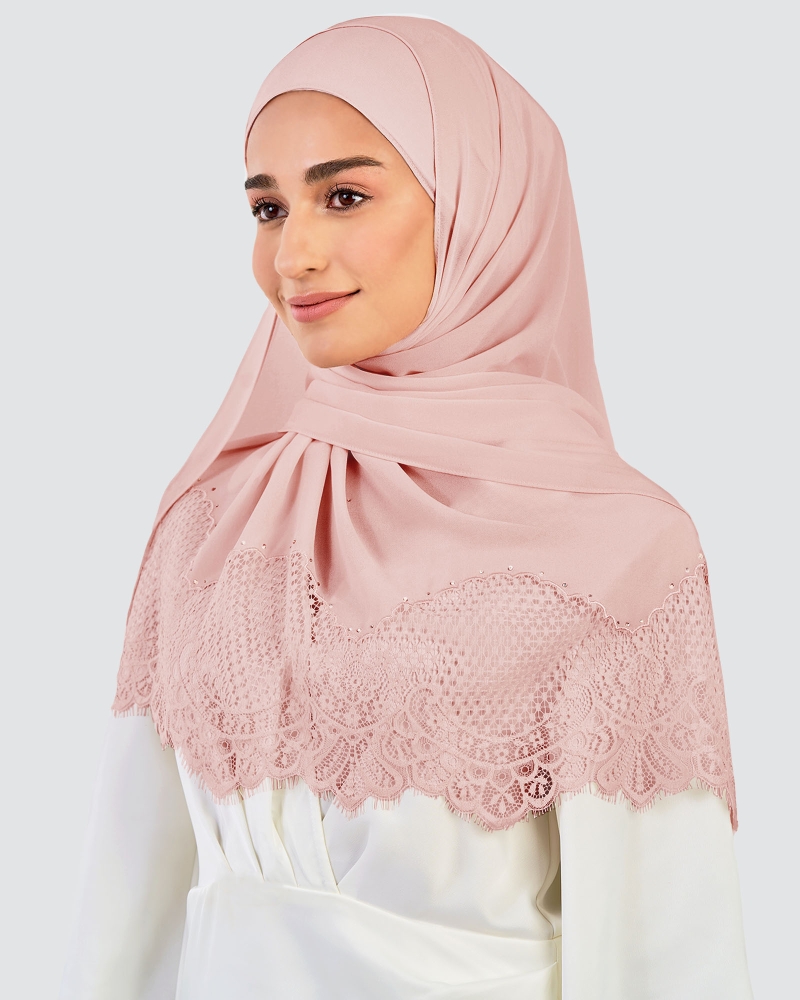 Image of JANNA LACE CRYSTAL SHAWL - CONFETTI