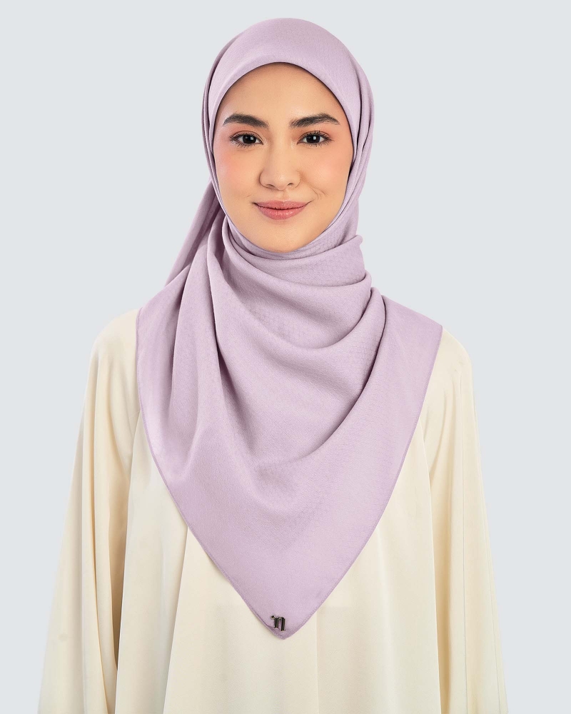 Image of KAPAS COTTON VOILE SQUARE - LAVENDER