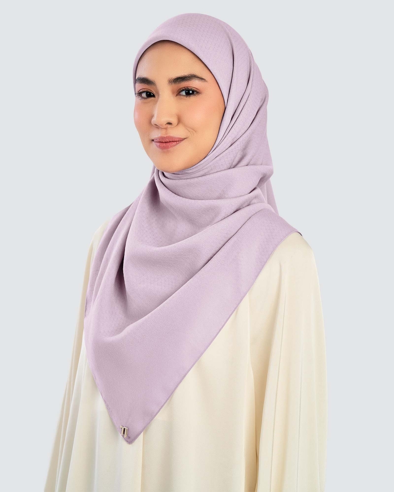 Image of KAPAS COTTON VOILE SQUARE - LAVENDER