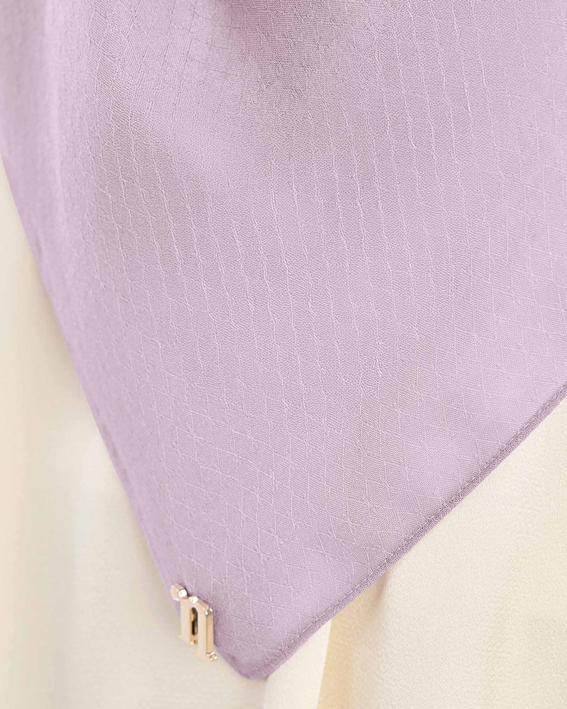 Image of KAPAS COTTON VOILE SQUARE - LAVENDER