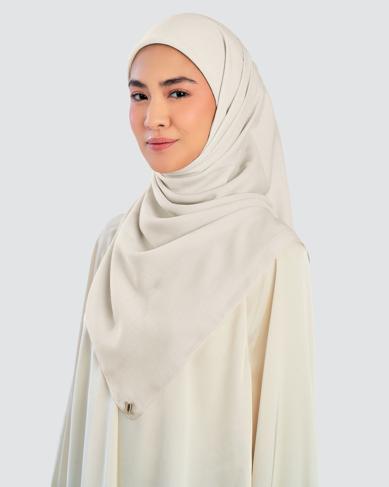 Image of KAPAS COTTON VOILE SQUARE - LINEN