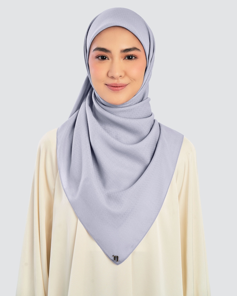 Image of KAPAS COTTON VOILE SQUARE - OCEAN