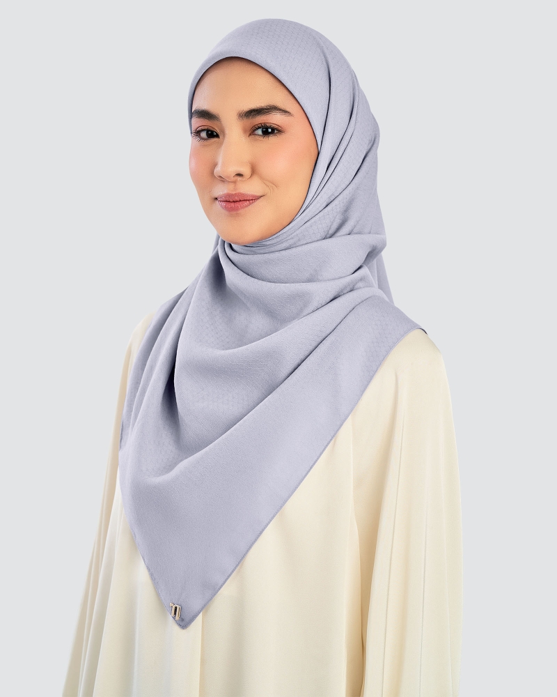 Image of KAPAS COTTON VOILE SQUARE - OCEAN