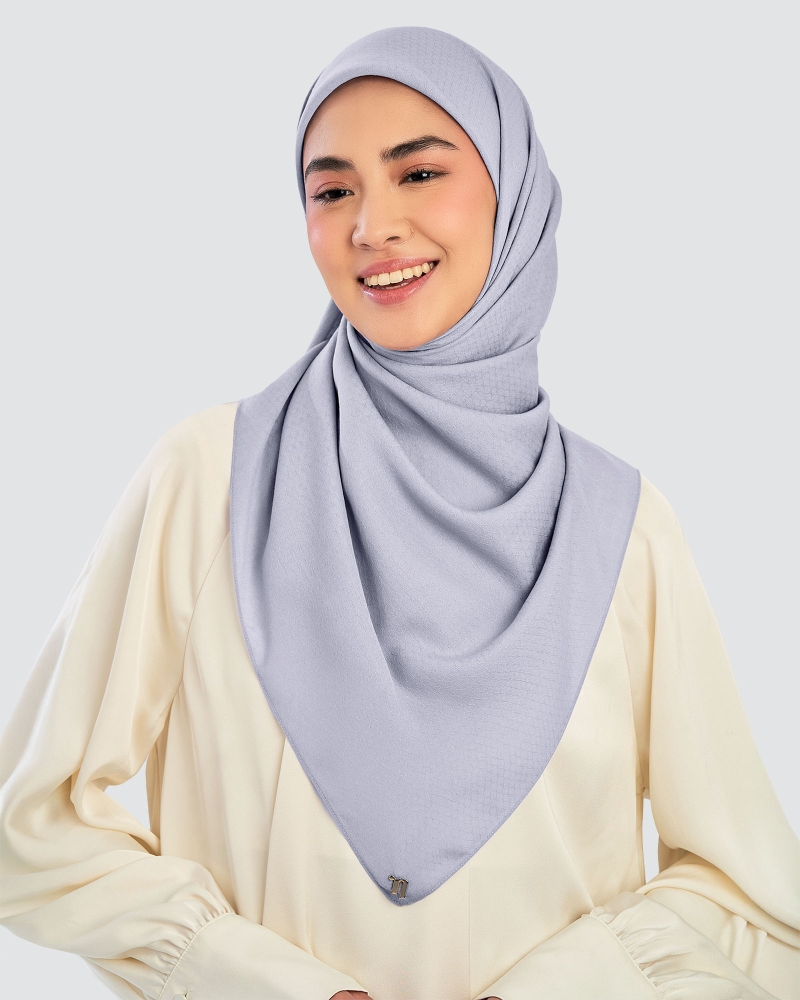 Image of KAPAS COTTON VOILE SQUARE - OCEAN