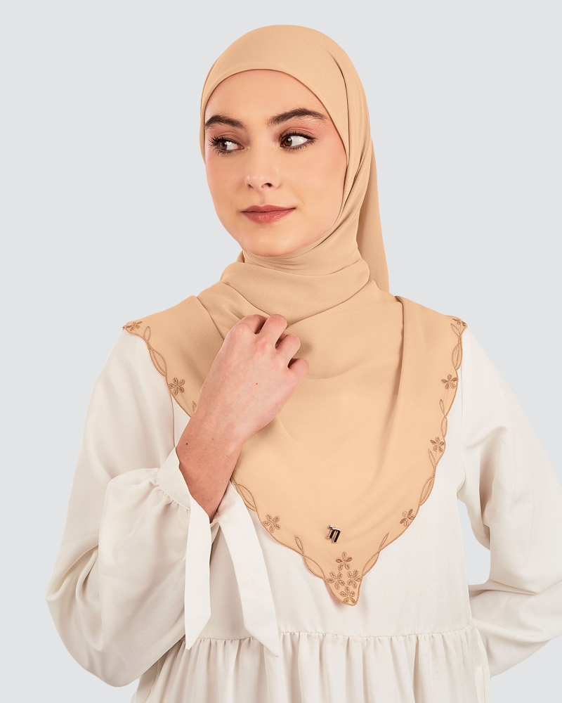 KASTURI SULAM SQUARE - APRICOT