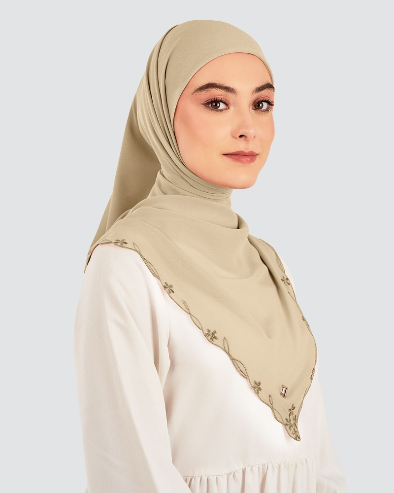 Image of KASTURI SULAM SQUARE - BISCUIT