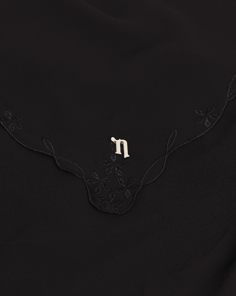 Image of KASTURI SULAM SQUARE - BLACK