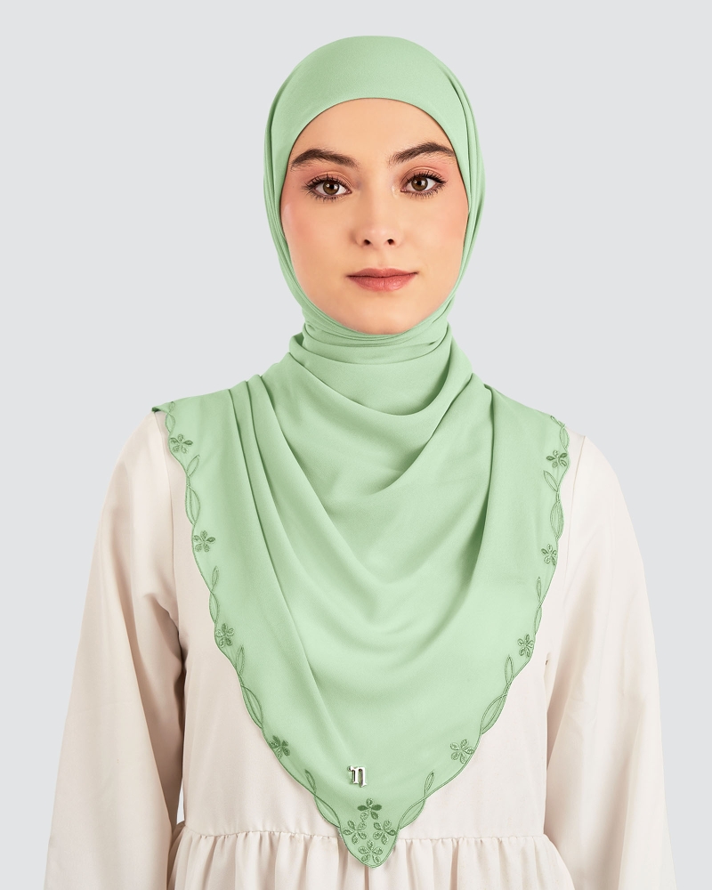 Image of KASTURI SULAM SQUARE - EVERGREEN