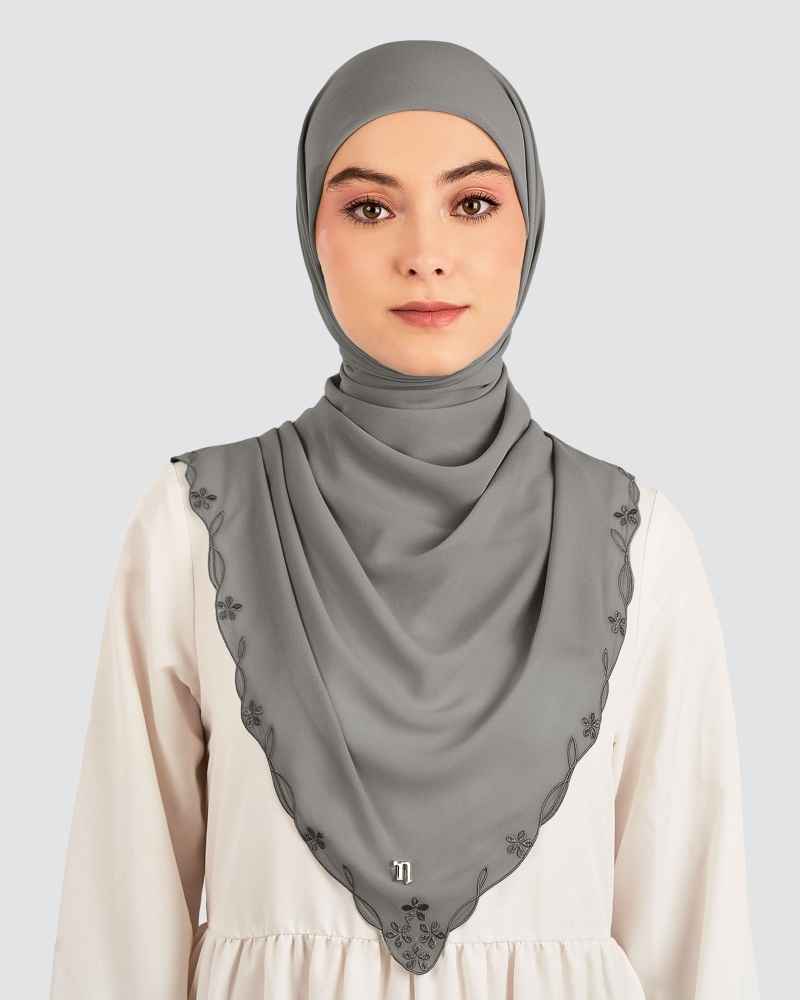 Image of KASTURI SULAM SQUARE - GUNMETAL