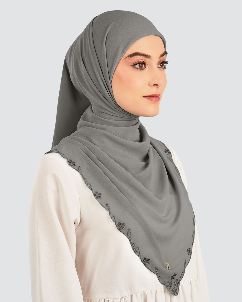 KASTURI SULAM SQUARE - GUNMETAL